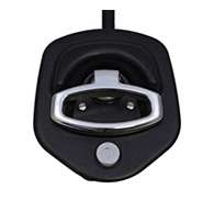 Guardian® compression latch, single point, black powder coat, CD studs. Right hand.