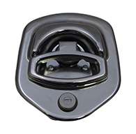 Guardian® compression latch, 2 point, chrome plated, CD studs. Left hand.