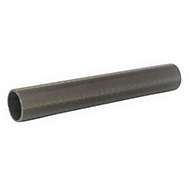 Black Straight End Stanchion with Rivet Hole